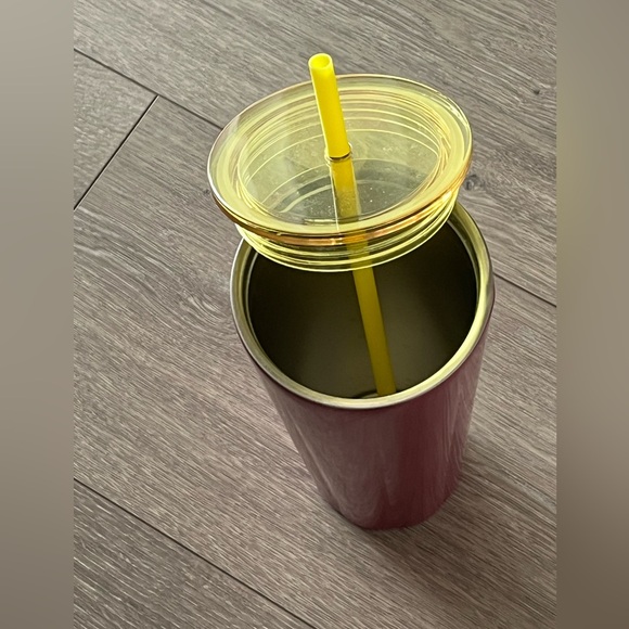 NWT Starbucks Pink Petunia Tumbler, Flamingo Wine Opener, Cocktail Straw Toppers - Picture 10 of 10